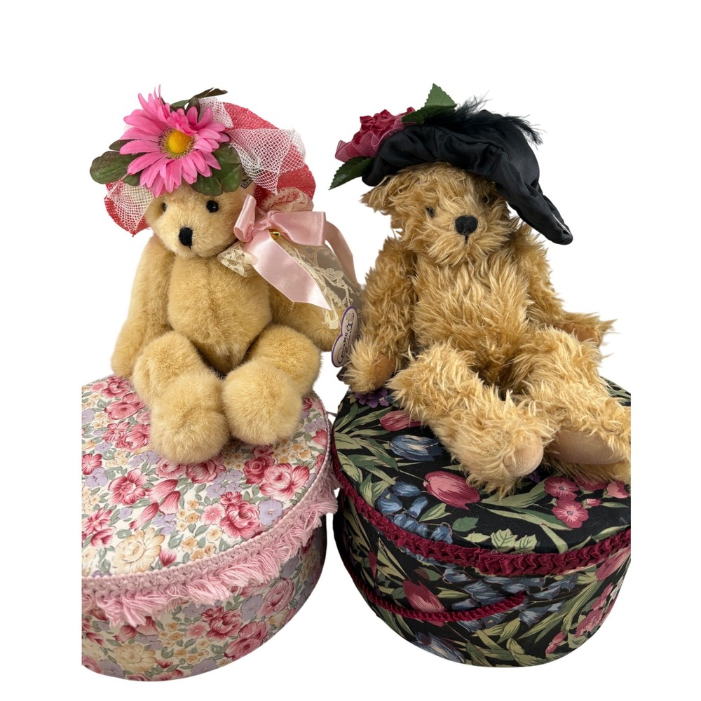 Annette Funicello Hat Box Bears Dolly372 & Rare Nikki1166 Complete Set COA Boxes